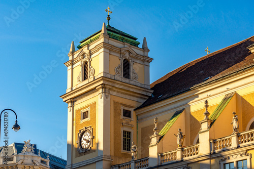 Scottish monastery on Freyung square in Vienna, Austria photo