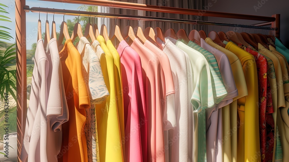 Spring wardrobes: bright colors and light fabrics