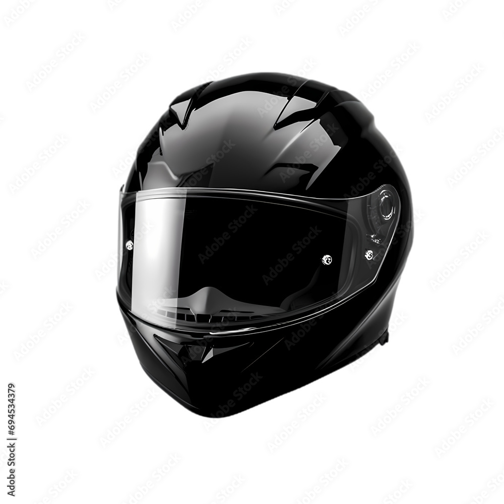 Motorcycle helmet isolated on transparent background Motorcycle helmet isolated on transparent background