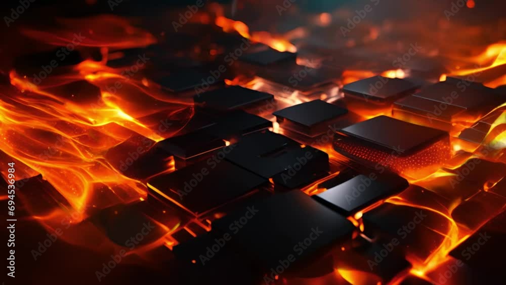 アブストラクト背景モーション,Generative AI 