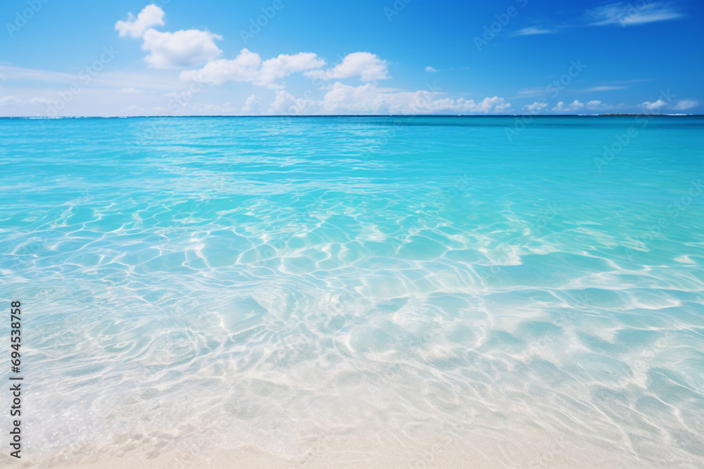 Fototapeta premium Tropical sea background material image photo