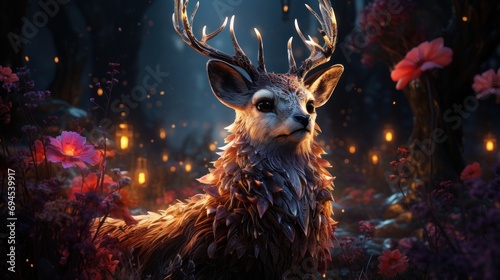 A fantastical reindeer photo