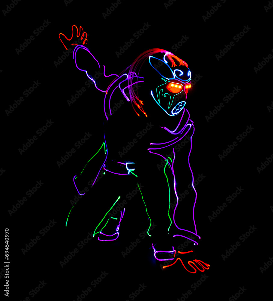 Led Robot Suit Led Clothing Suit Led Suit.