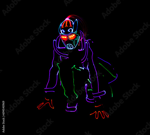 Led Robot Suit Led Clothing Suit Led Suit.
