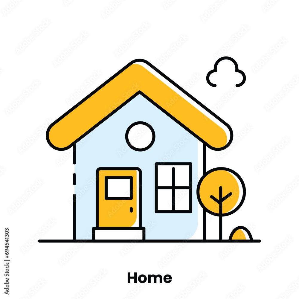 Home: The heart of comfort and sanctuary, where cherished memories are made and families come together.Home, Icon, 
Icon Design: The artful creation of visually striking symbols that communicate idea