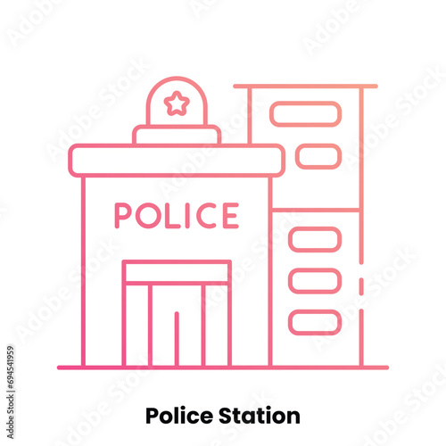 police, station, icon, law, enforcement, emblem, badge, justice, cop, crime, authority, security, patrol, officer, legal, symbol, shield, emergency, blue, siren, uniform, arrest, investigation