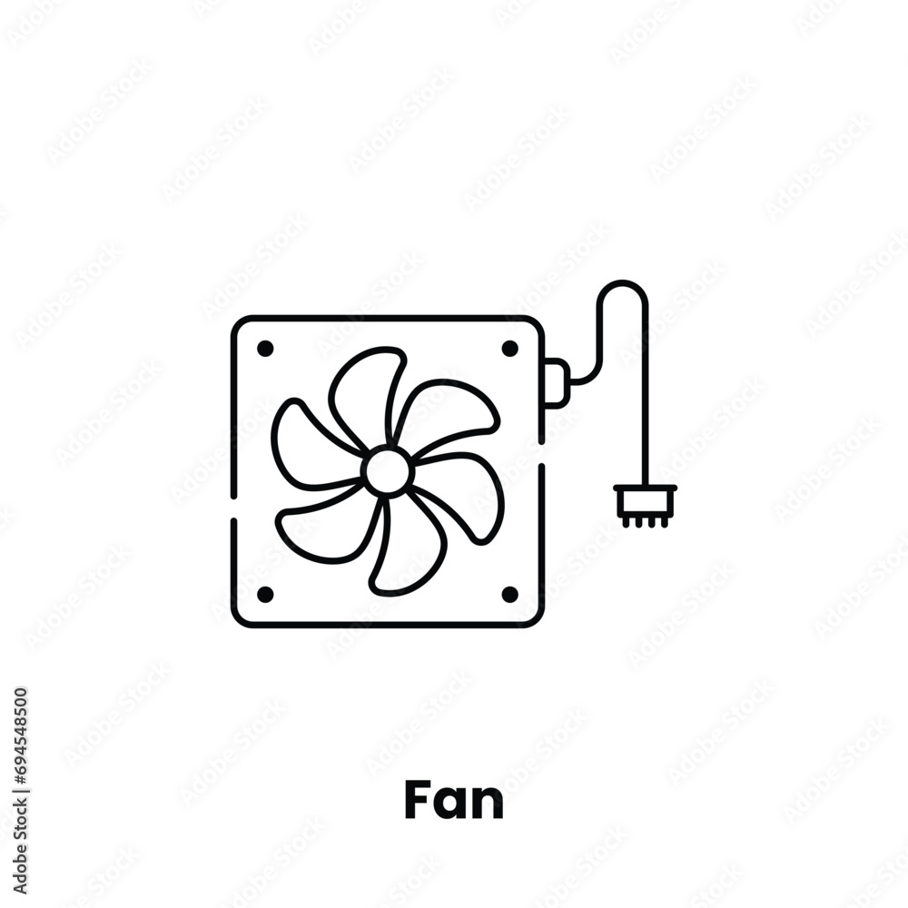 Computer fan, cooling system, airflow management, heat dissipation ...