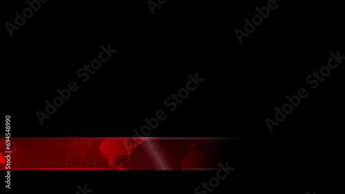 Lower Thirds with Alpha channel loop 4K