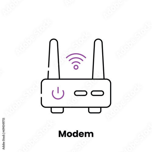 Modem, connectivity, data transfer, internet access, broadband, communication, networking, digital technology, ISP, router, signal strength, wireless, dial-up, high-speed, modem speed