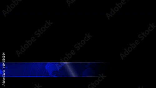 Lower Thirds with Alpha channel loop 4K