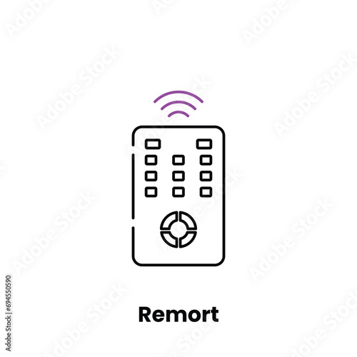 Remote, icon design, digital, virtual, creative, UX/UI, telecommuting, graphic, interface, collaboration, online, vector, freelance, visual, communication, isolated, conceptual, distance, modern
