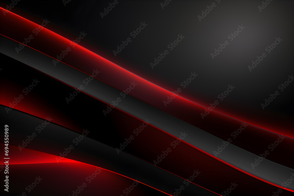 Dark grey black abstract background with red glowing lines design for social media post, business, advertising event. Modern technology innovation concept background Dark grey black abstract background with red glowing lines design for social media post, business, advertising event. Modern technology innovation concept background
