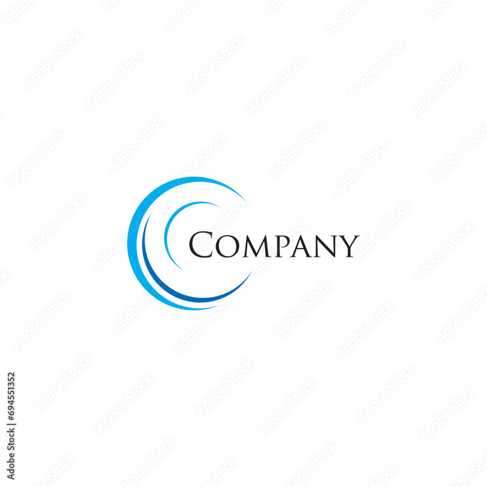 Simple curved circle lines logo design timeless emblem brand identity logotype abstract minimalist monogram typography vector editable Simple curved circle lines logo design timeless emblem brand identity logotype abstract minimalist monogram typography vector editable
