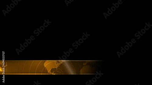 Lower Thirds with Alpha channel loop 4K