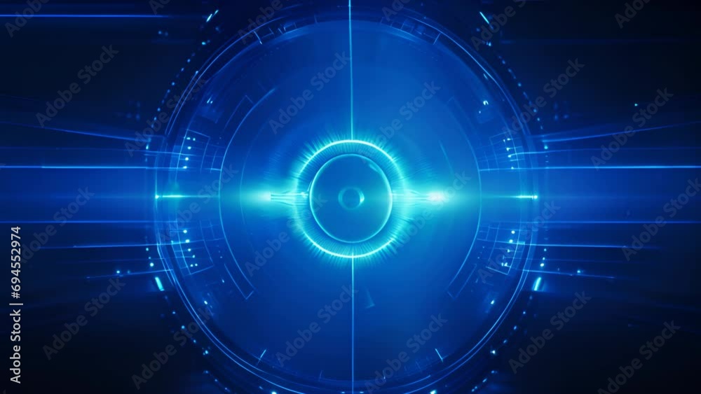 Abstract Blue Background with Lines and Dots Abstract Blue Background with Lines and Dots