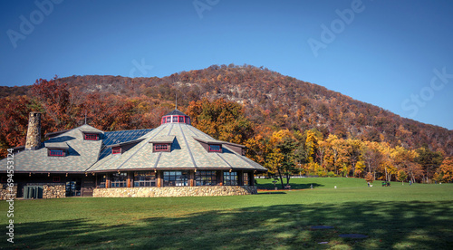 Bear Mountain Carousel in Autumn photo