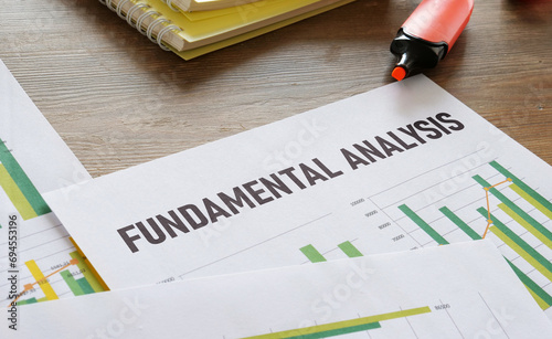 Fundamental analysis is shown using the text