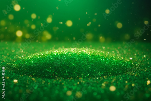 "Green glitter texture shiny sparkle design"