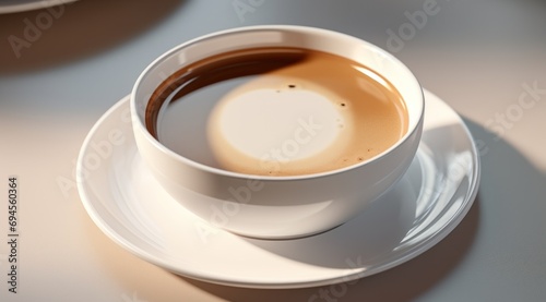 caffeine tea 0on beige background photo