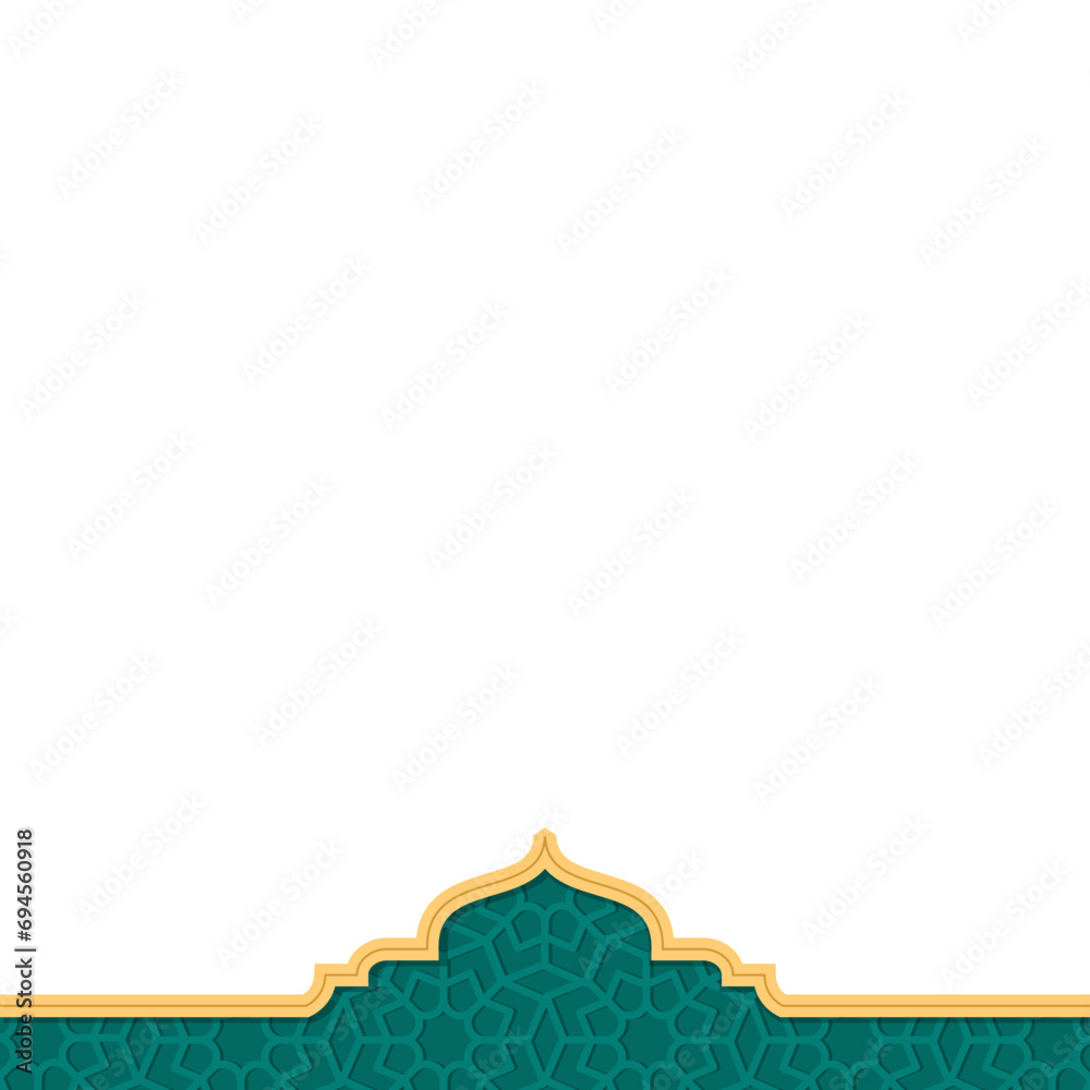 Obraz premium Islamic border design