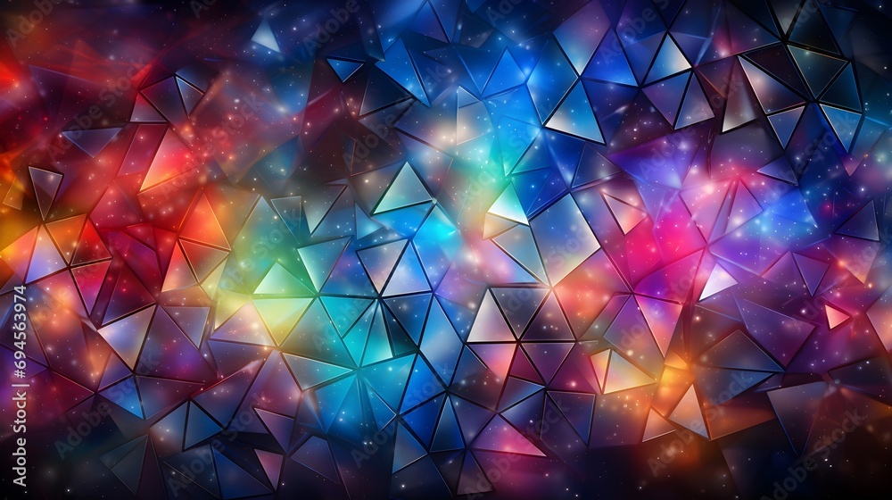 Abstract Cosmic Geometric Background Abstract Cosmic Geometric Background