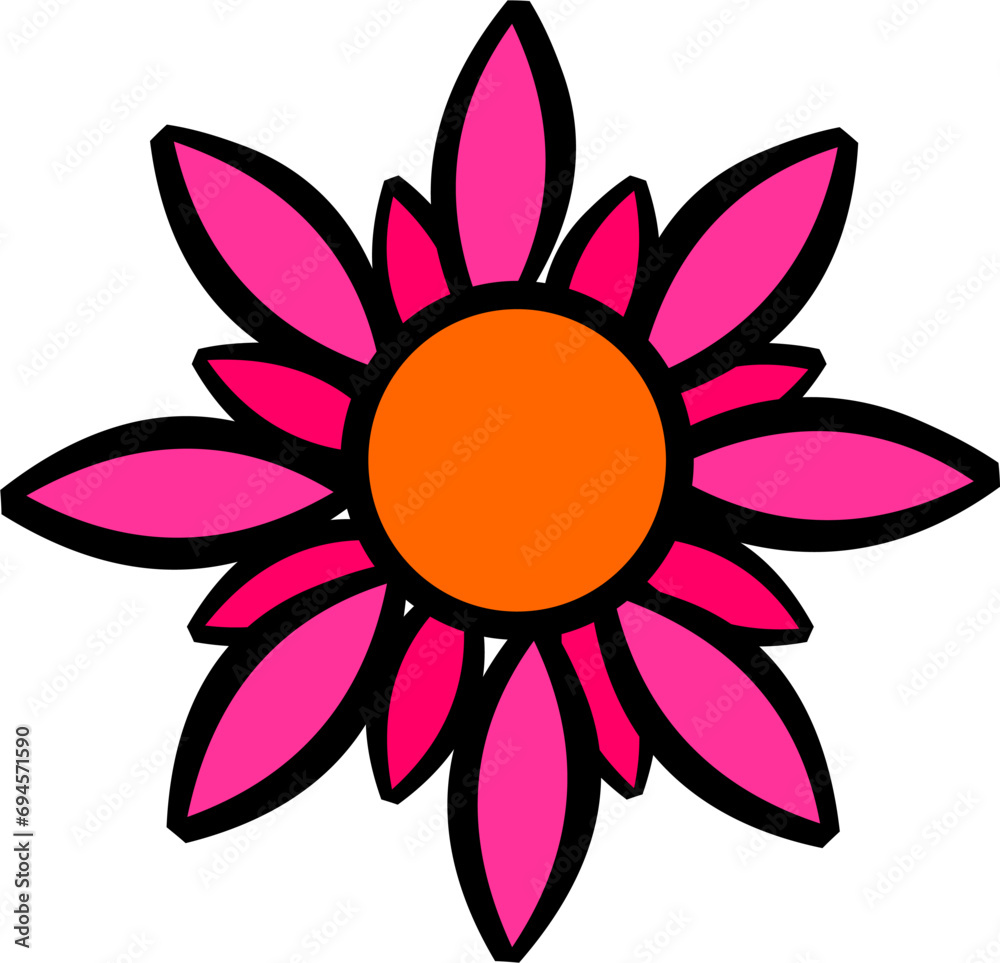 a flower icon a flower icon