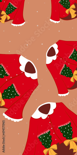 Christmas wallpaper, ChicHolidayStyle, MerryAndStylish, WinterStyle2023, ChicXmasStyles, DecemberDesktop, christmasy background with Christmas tree, new year, SeasonalBackground, photo