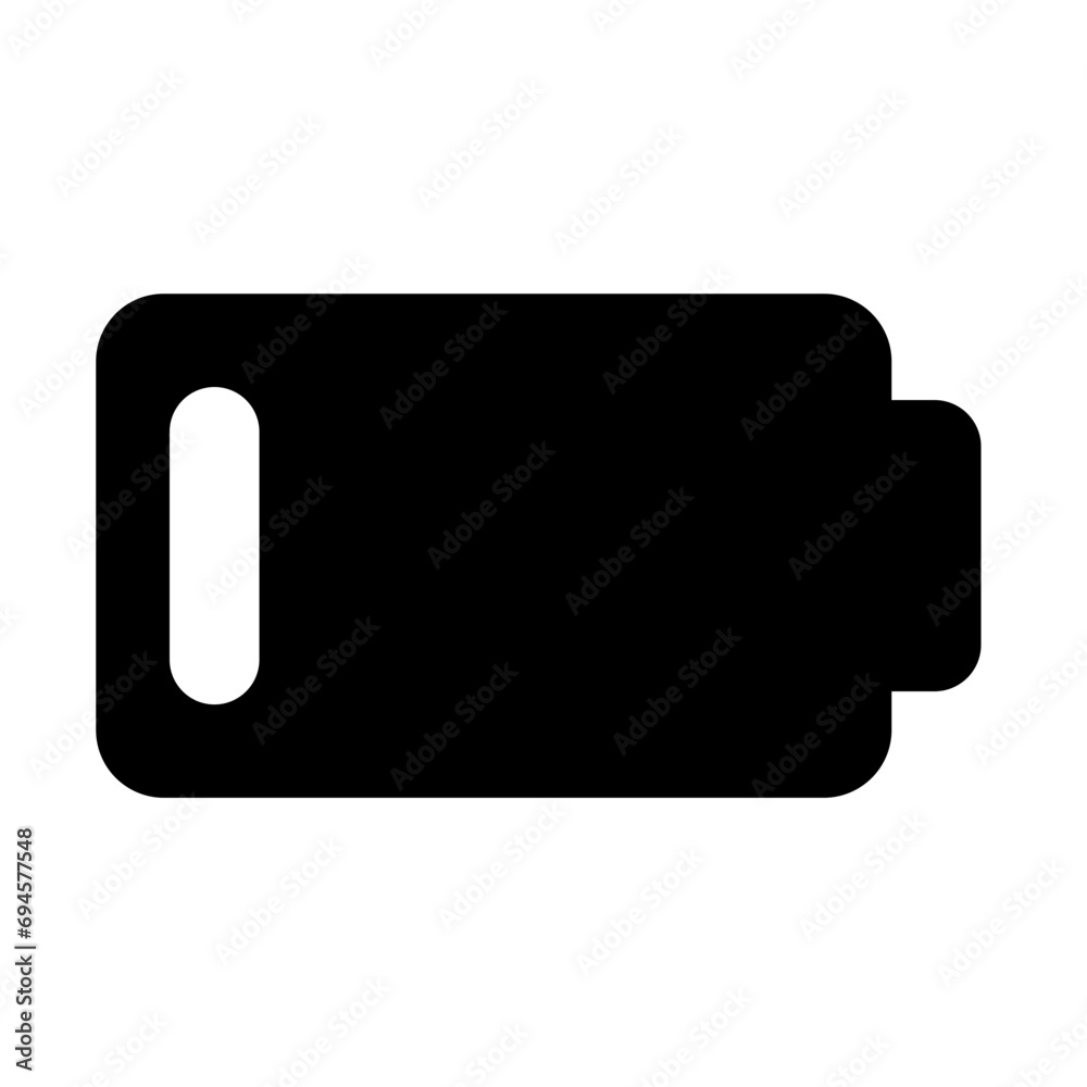 low battery line icon, battery outline vector sign, linear style pictogram isolated on white. logo illustration low battery line icon, battery outline vector sign, linear style pictogram isolated on white. logo illustration