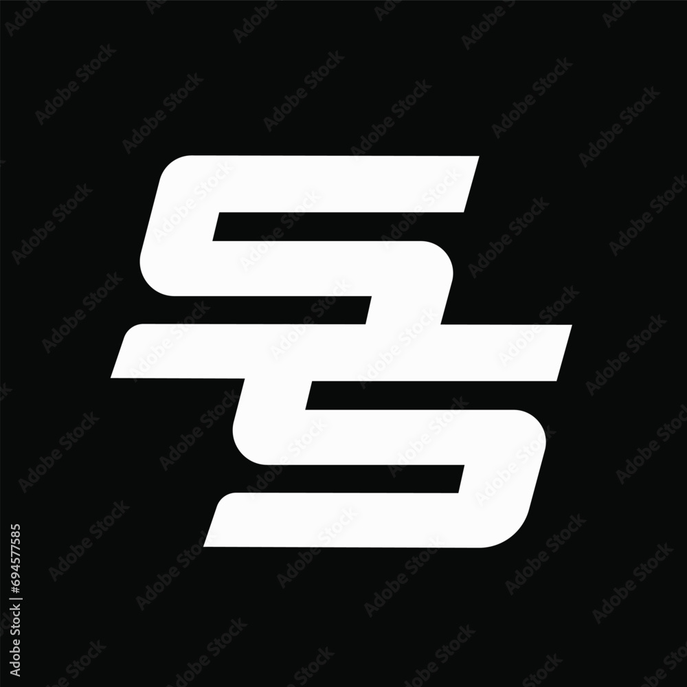 ss logo black and white vector ss logo black and white vector