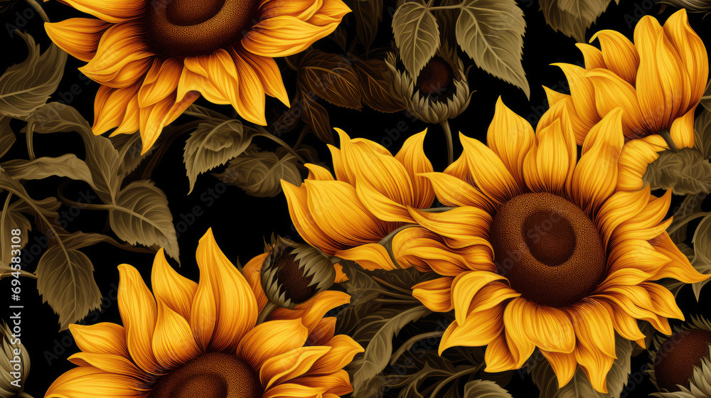 yellow sunflower background, sunflower seamless pattern, sunflower pattern, flower pattern, sunflower background, flower background, retro background, vintage background yellow sunflower background, sunflower seamless pattern, sunflower pattern, flower pattern, sunflower background, flower background, retro background, vintage background