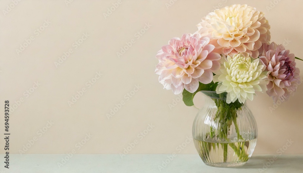 beautiful flowers arranged in a vase