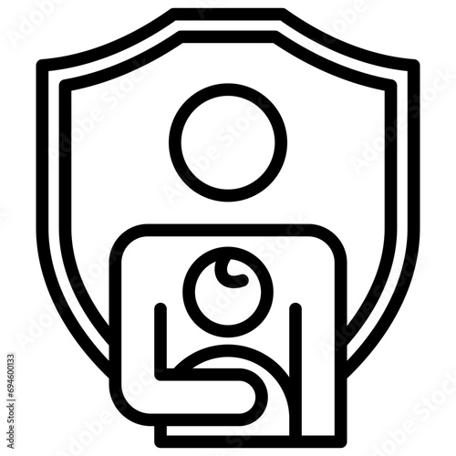 Parental Control Outline Icon