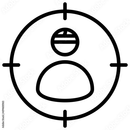 Child Victims Outline Icon