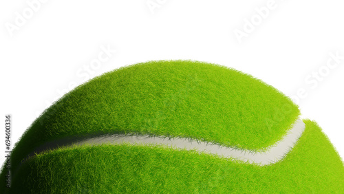 Tennis Ball Close-Up  photo