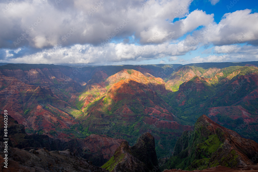 Waimea Canyon In Kauai, Hawaii USA