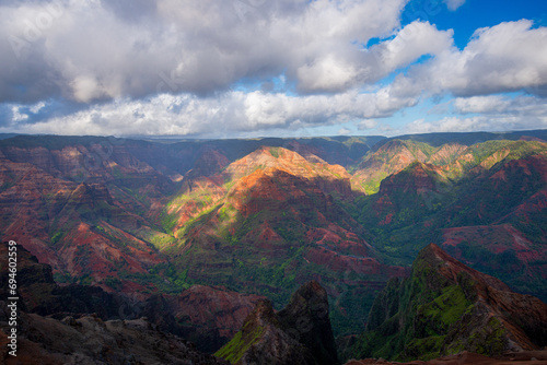 Waimea Canyon In Kauai, Hawaii USA