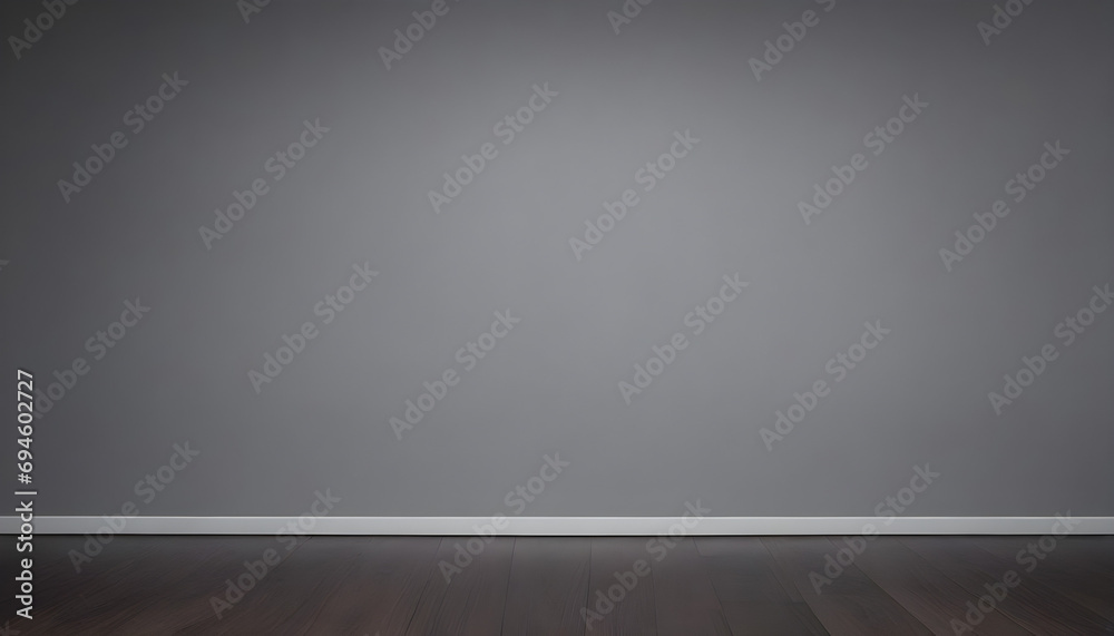 Minimalist grey background studio in lightroom and floor Minimalist grey background studio in lightroom and floor