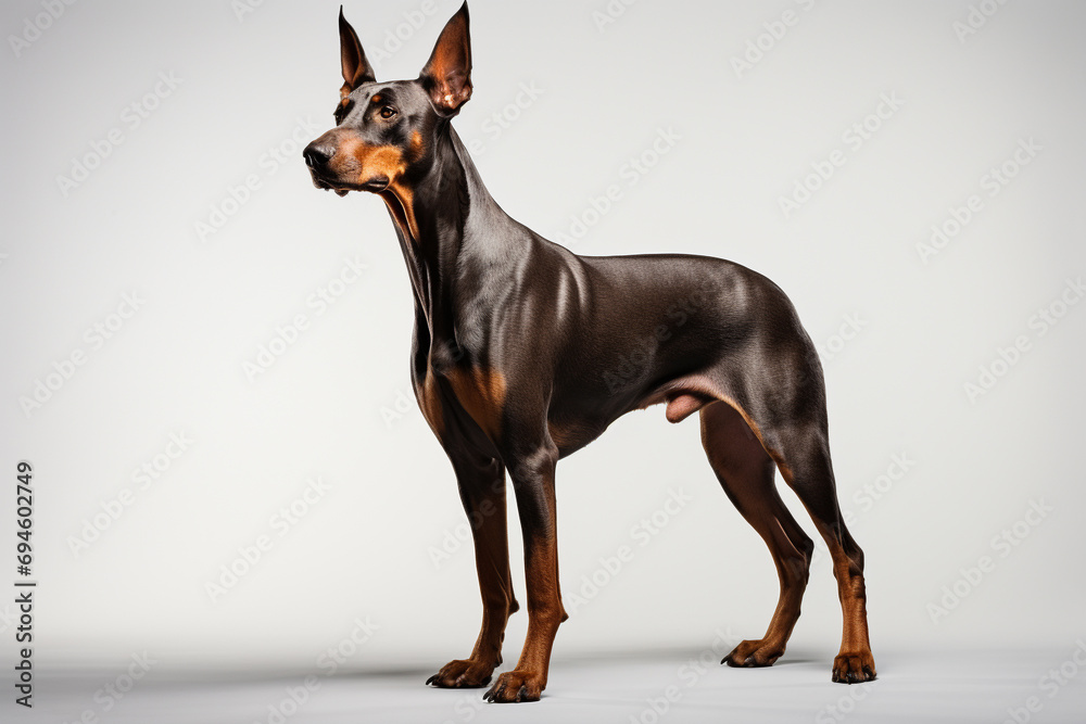 Doberman pinscher dog