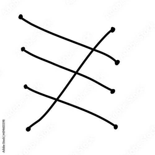 Web line cable connection