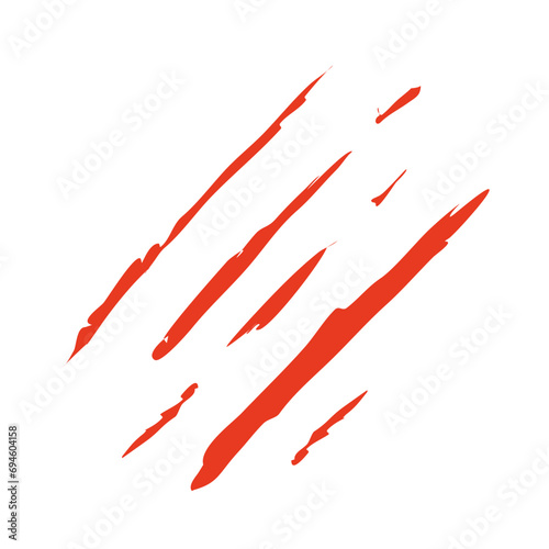 Claws scratches vector