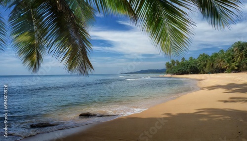 Tropical beach seacape
