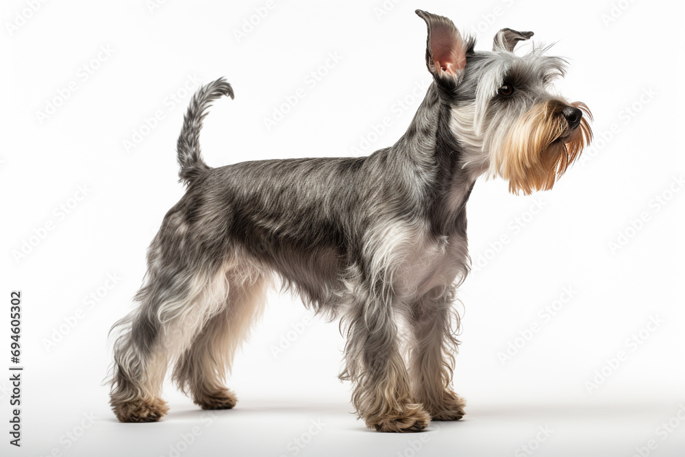 Miniature schnauzer dog