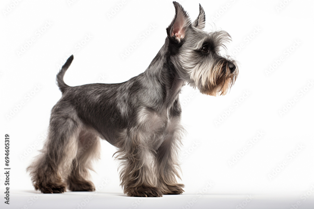 Miniature schnauzer dog