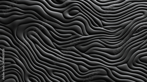 Black and White Photo of Wavy Lines