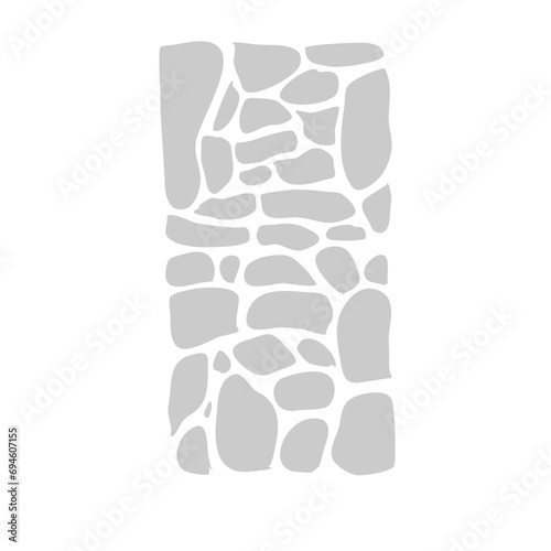 Stone path vector