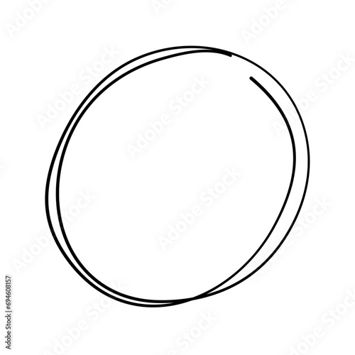 Hand drawn circle