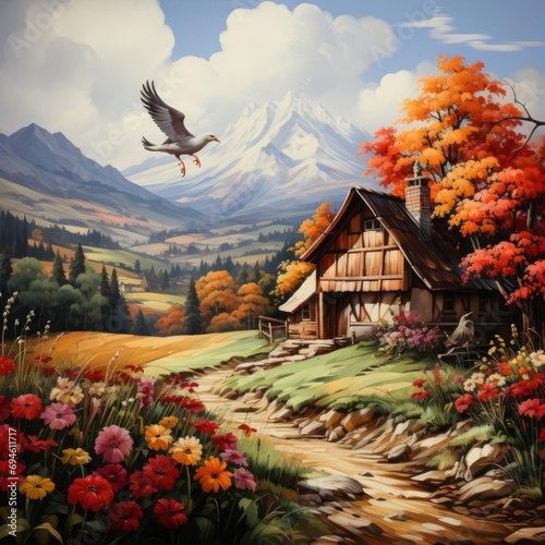 A Cozy Home in the Countryside