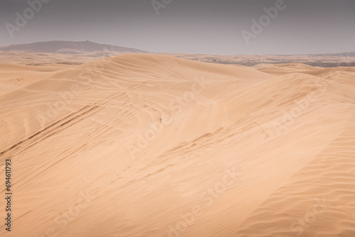 The sand hills in Ba Dan Ji Lin desert of Inner Mongolia  China