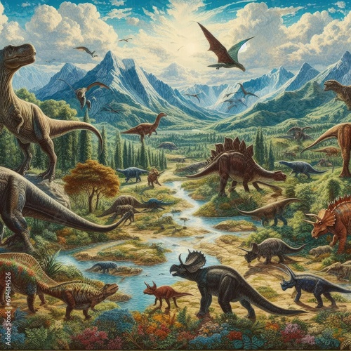 The world of dinosaur  © Anything Design