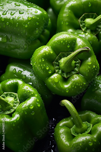 Fresh green pepper